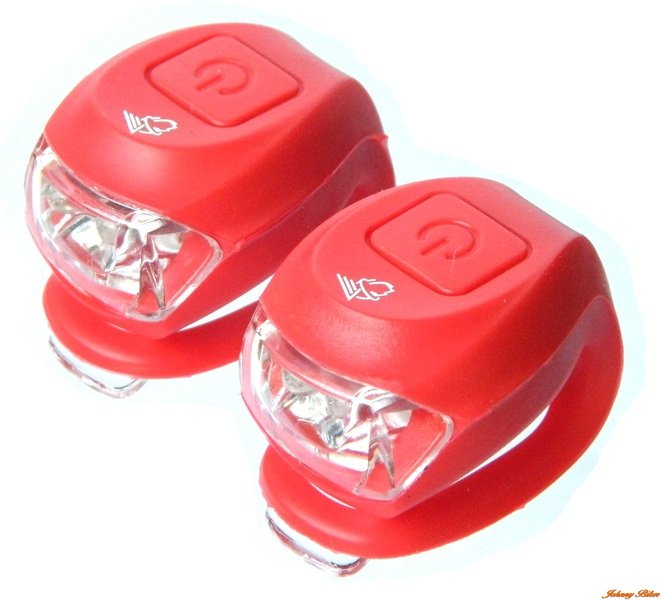 Villogó VELOTECH 2LED PIROS